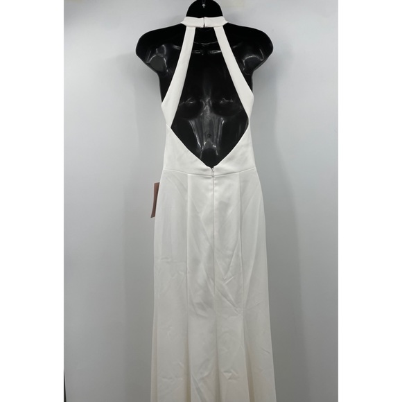 BHLDN Montreal Crepe Halter Dress Flaw - Picture 5 of 12